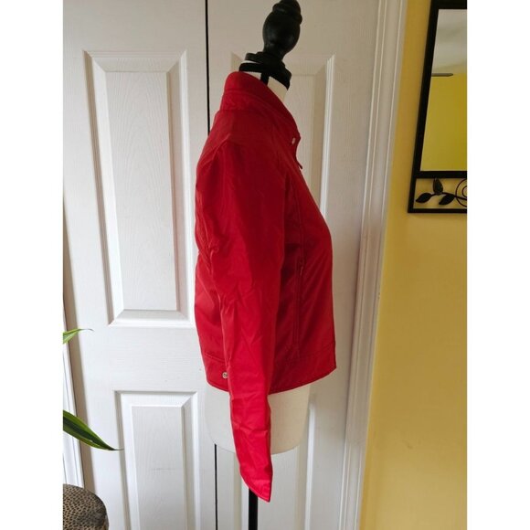 Vintage Paul Frank Womens Jacket, Moto Jacket, Winter Jacket, RARE, Red, Size XS - Picture 5 of 11